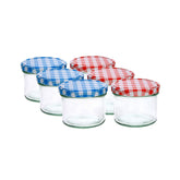 Hectarul - Set 6 borcane din sticla cu capac 23 cl Jam Jar Cosy&Trendy